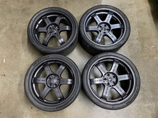 Genuine GTR R35 Black Edition Forged Rays OEM 20” Wheels Tires